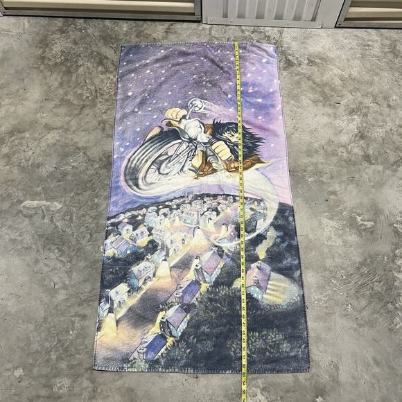 Rare Vintage Harry Potter Sorcerer’s Stone Towel 2000 Harry Hagrid Flying 27x53 - Picture 2 of 7
